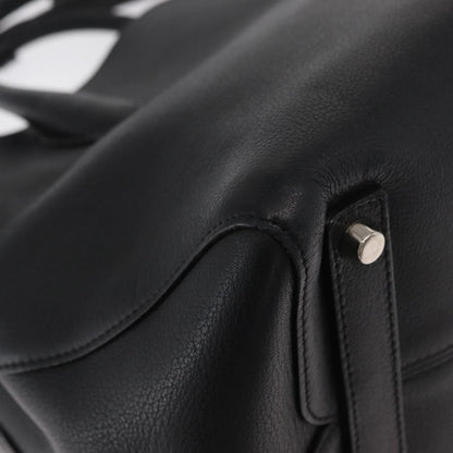 Christian Dior Open Bar Bag Leather, BLACK, LEATHER, Handbag