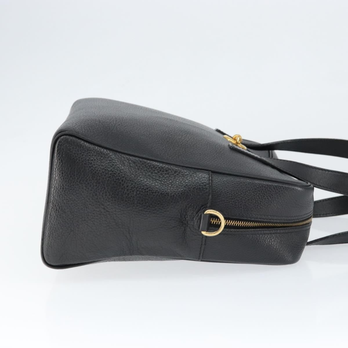 Celine Handbag Leather, BLACK, LEATHER, Handbag