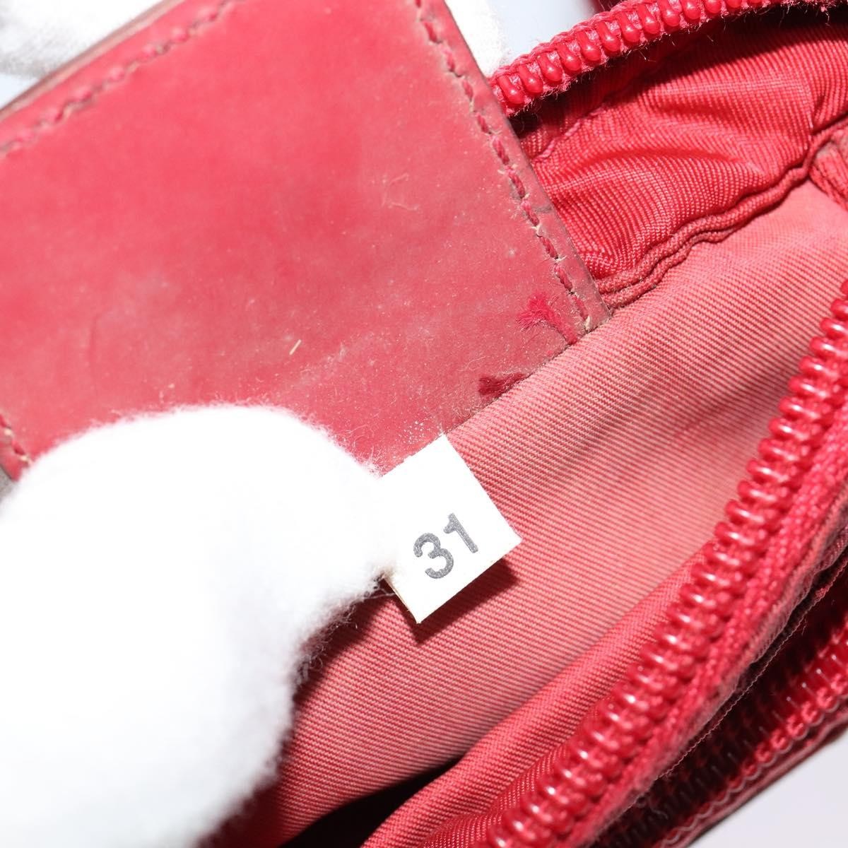 Prada Front Pocket Messenger Bag Tessuto, Red, Nylon, Shoulder Bag