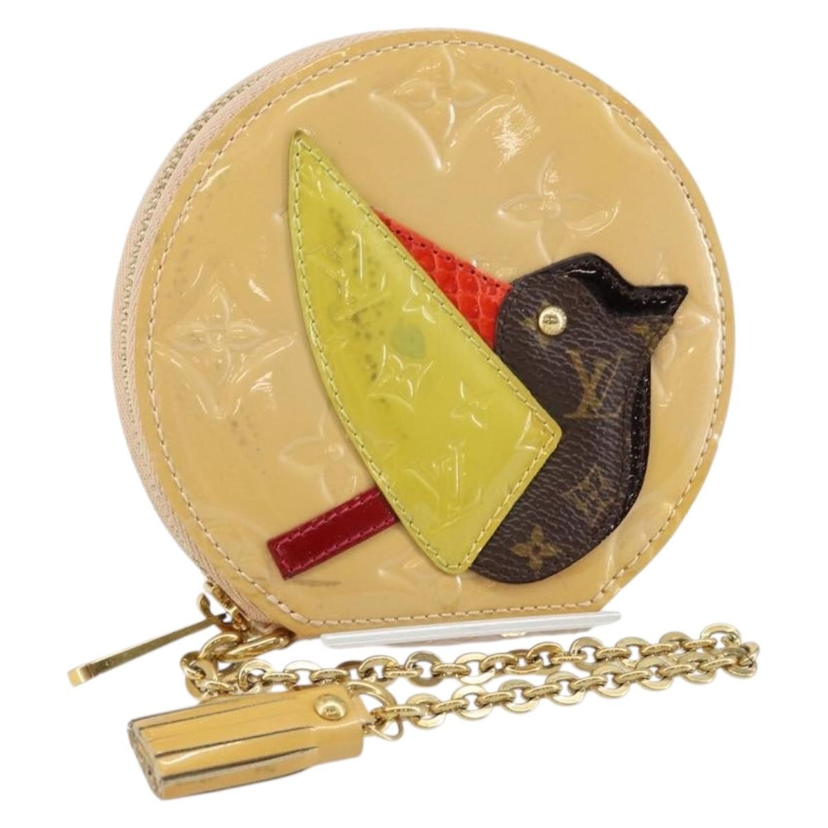 Louis Vuitton Chapeau Coin Purse Limited Edition Monogram Vernis Roses, MULTICOLOUR, PATENT_LEATHER, Clutche & pouche