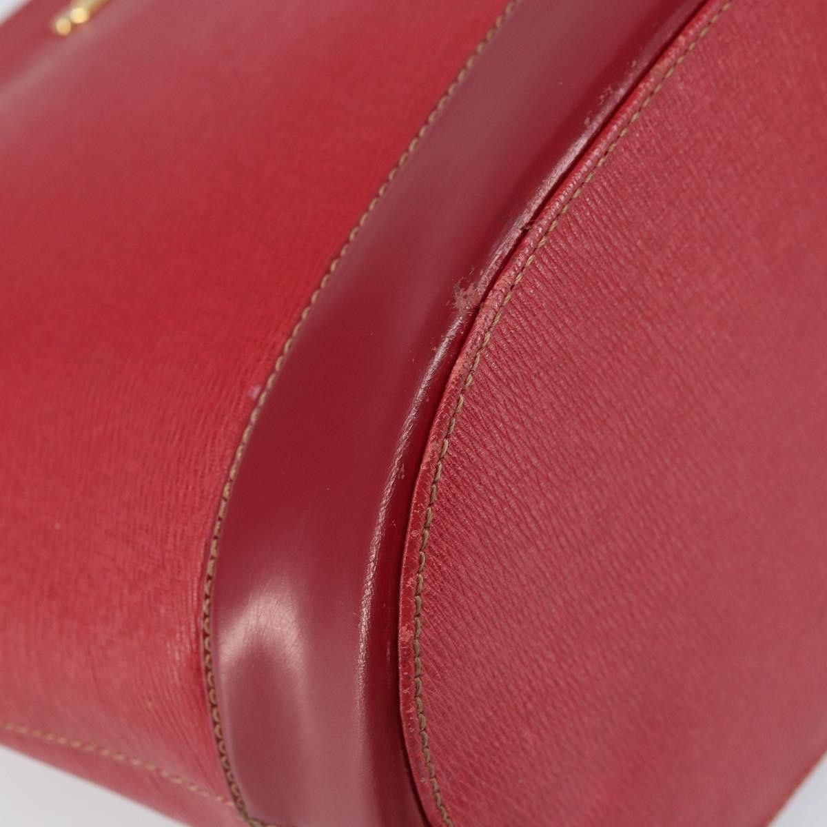 Burberry Vintage tote bag Leather, RED, LEATHER, Tote bag