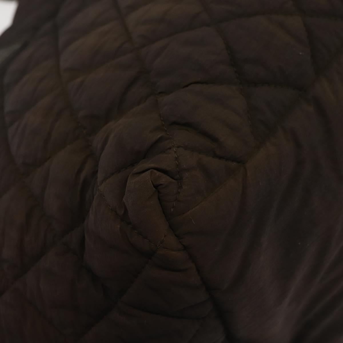 Chanel Coco Cocoon Zipped Tote Quilted Nylon, BROWN, NYLON, Tote bag