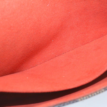 Louis Vuitton Twin Handbag Damier, BROWN, CANVAS, Handbag