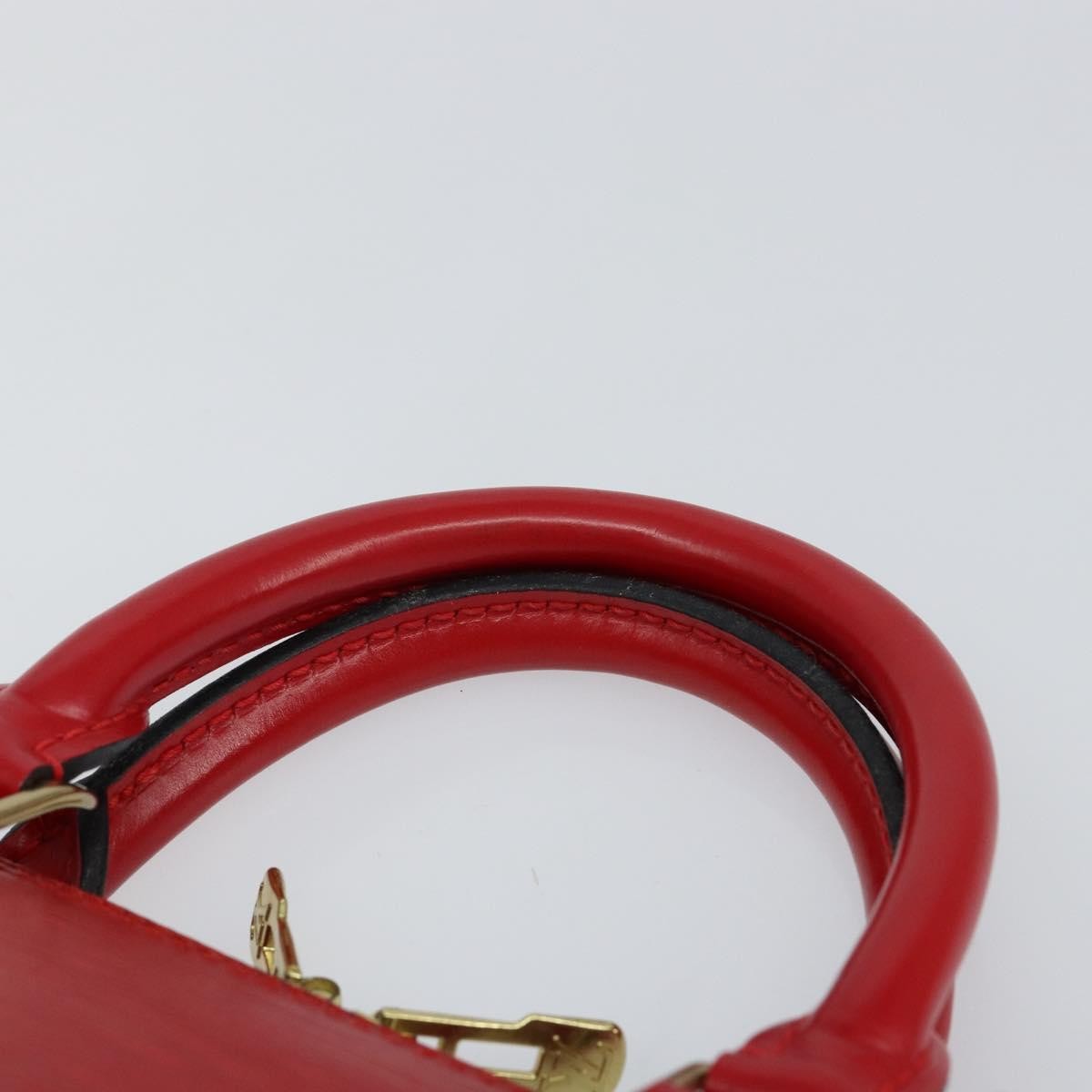 Louis Vuitton Alma Handbag Epi Leather, RED, LEATHER, Handbag