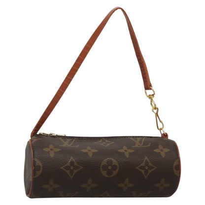Louis Vuitton Papillon Pochette Monogram Canvas, BROWN, CANVAS, Handbag