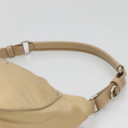 Prada Hobo Tessuto, BEIGE, NYLON, Shoulder bag