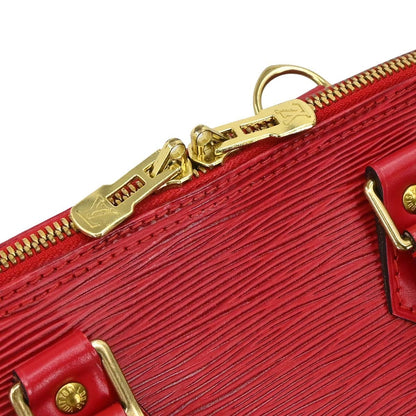 Louis Vuitton Alma Handbag Epi Leather, Red, Leather, Handbag