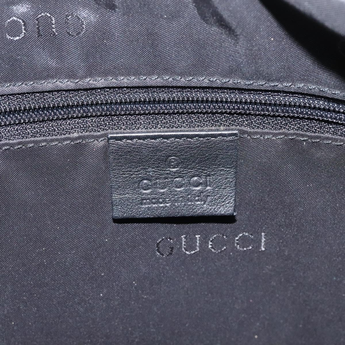 Gucci Vintage Attache Shoulder Bag Leather, BLACK, LEATHER, Shoulder bag