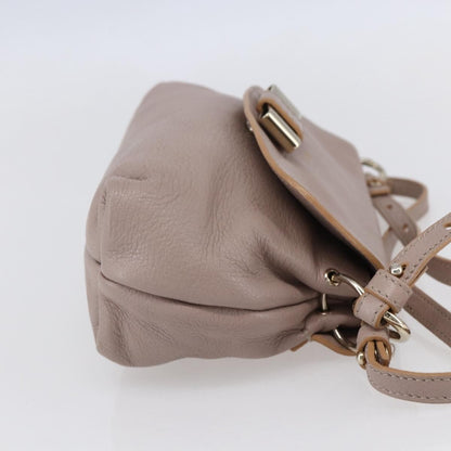 Chloe Lily Shoulder bag Leather, PINK, LEATHER, Shoulder bag