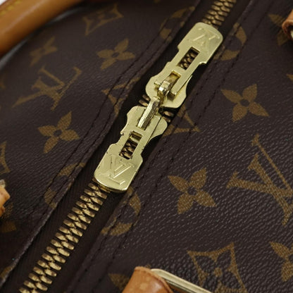 Louis Vuitton Keepall Bag Monogram Canvas, BROWN, CANVAS, Travel bag