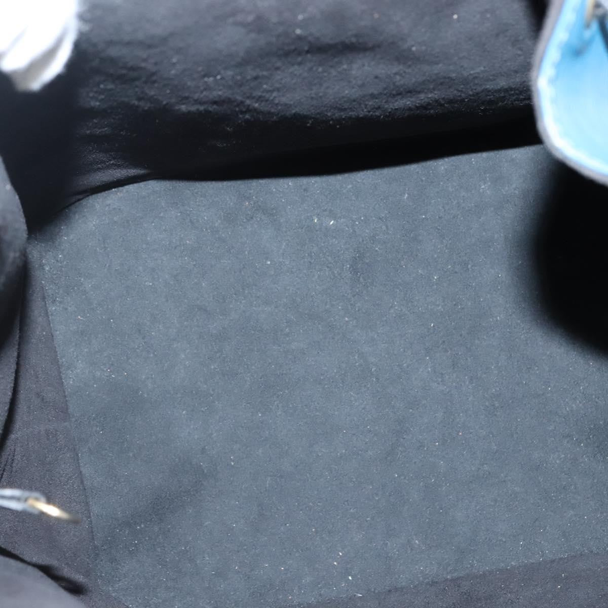 Louis Vuitton Petit Noe Handbag Epi Leather, BLUE, LEATHER, Handbag