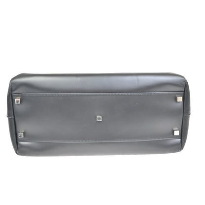 Gucci Vintage Boston Bag Leather, BLACK, LEATHER, Travel bag