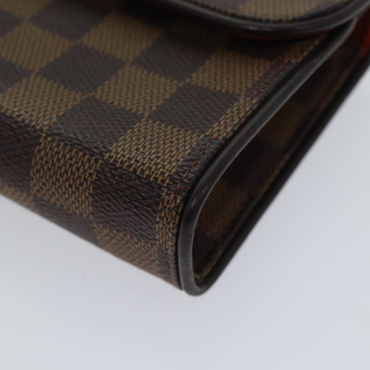 Louis Vuitton Florentine Waist Bag Damier Canvas, Brown, Canvas, Clutch