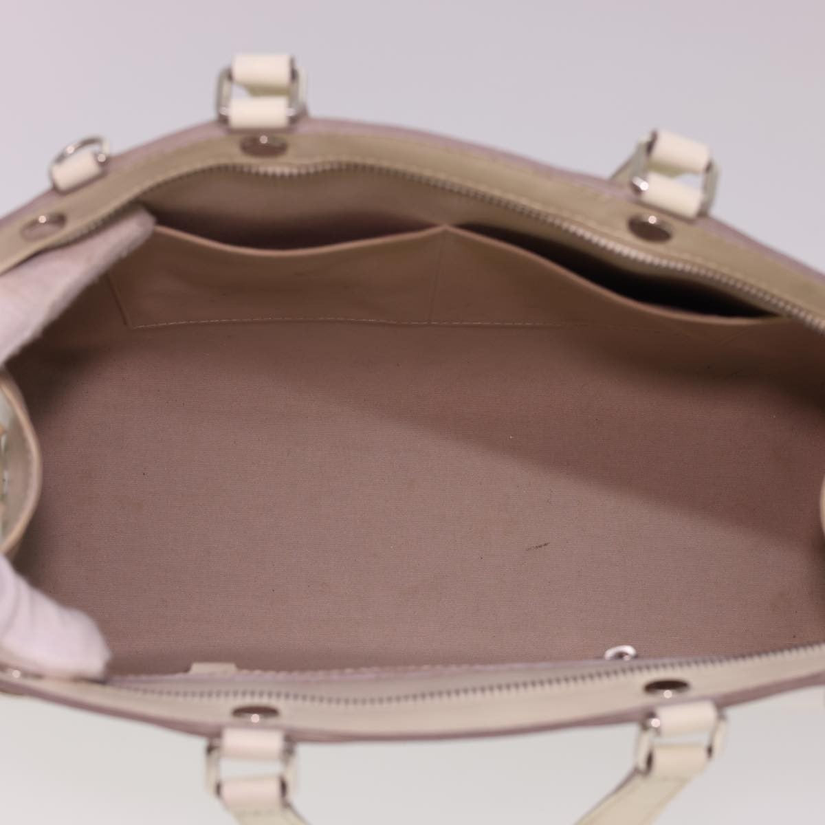 Louis Vuitton Brea Handbag Epi Leather, WHITE, LEATHER, Handbag
