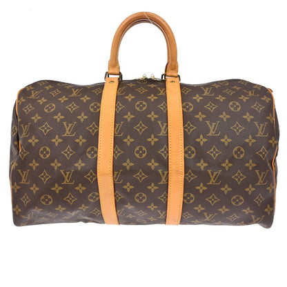 Louis Vuitton Keepall Bag Monogram Canvas, Brown, Canvas, Travel Bag