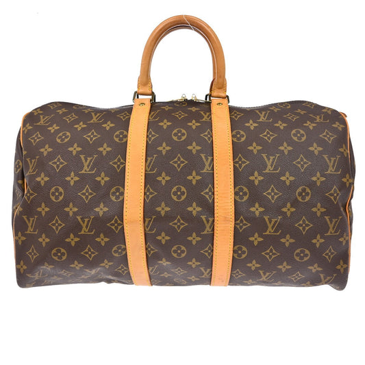 Louis Vuitton Keepall Bag Monogram Canvas, Brown, Canvas, Travel Bag