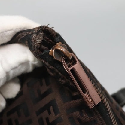 Fendi Roll Tote Zucca Canvas, BROWN, CANVAS, Tote bag