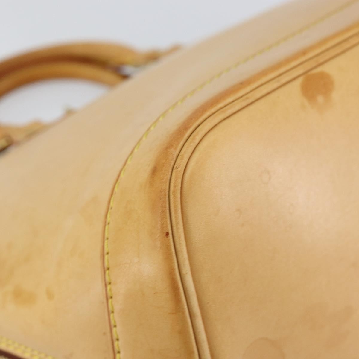 Louis Vuitton Alma Handbag Nomade Leather, BEIGE, LEATHER, Handbag