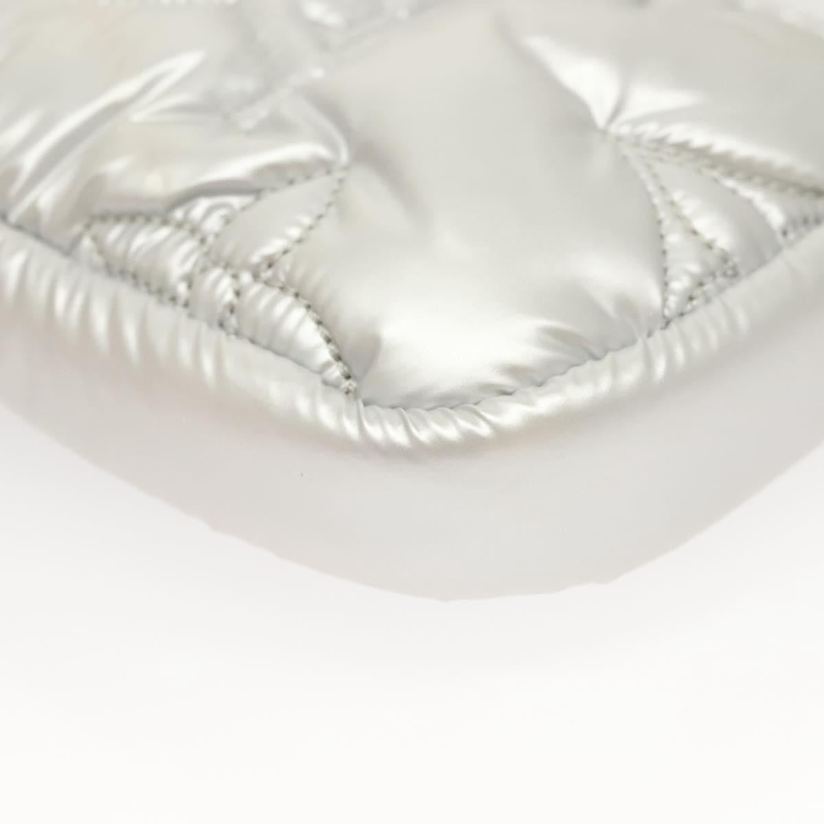 Louis Vuitton Pillow Phone Pouch Monogram Quilted Econyl Nylon, SILVER, CANVAS, Travel bag