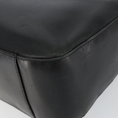 Bally Vintage Handbag Leather, BLACK, LEATHER, Handbag