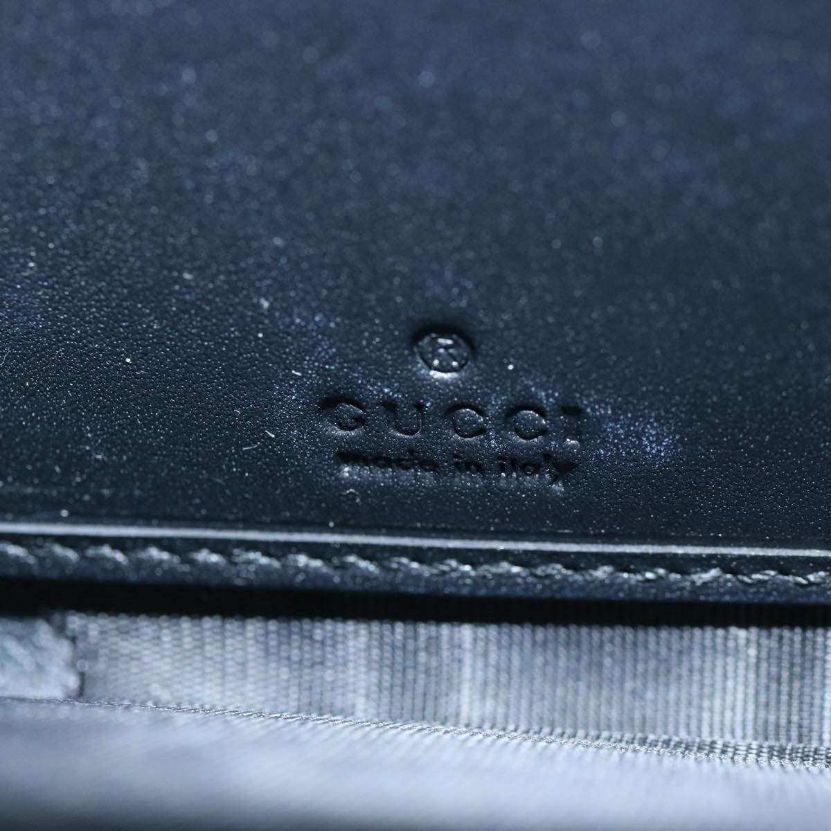 Gucci Sylvie Continental Wallet Leather, BLACK, LEATHER, Wallets