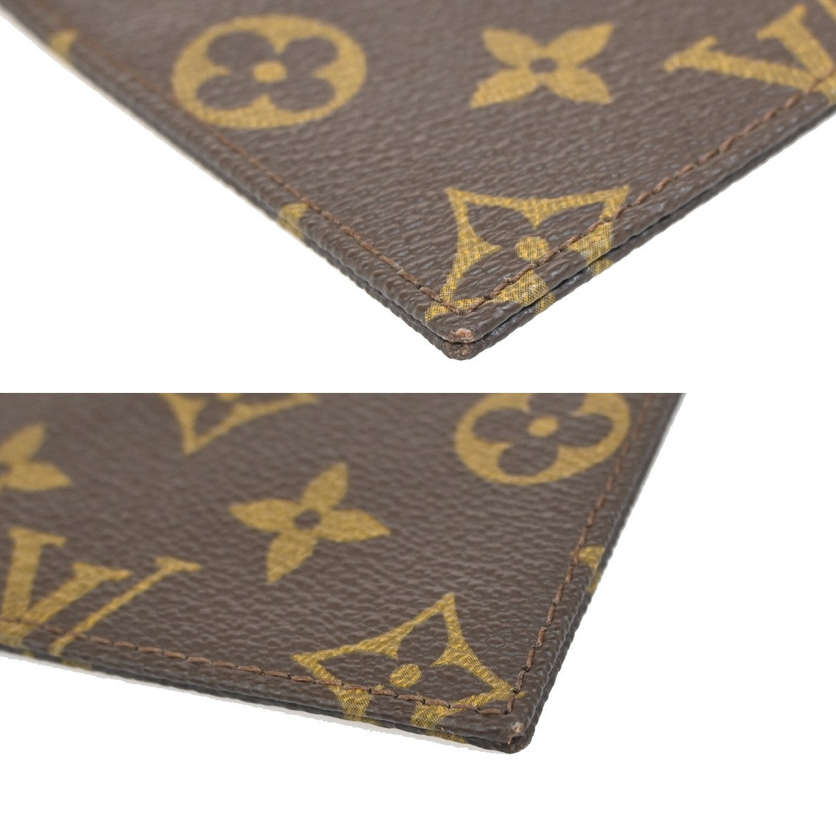 Louis Vuitton Pochette Secret Monogram canvas, BROWN, CANVAS, Clutche & pouche