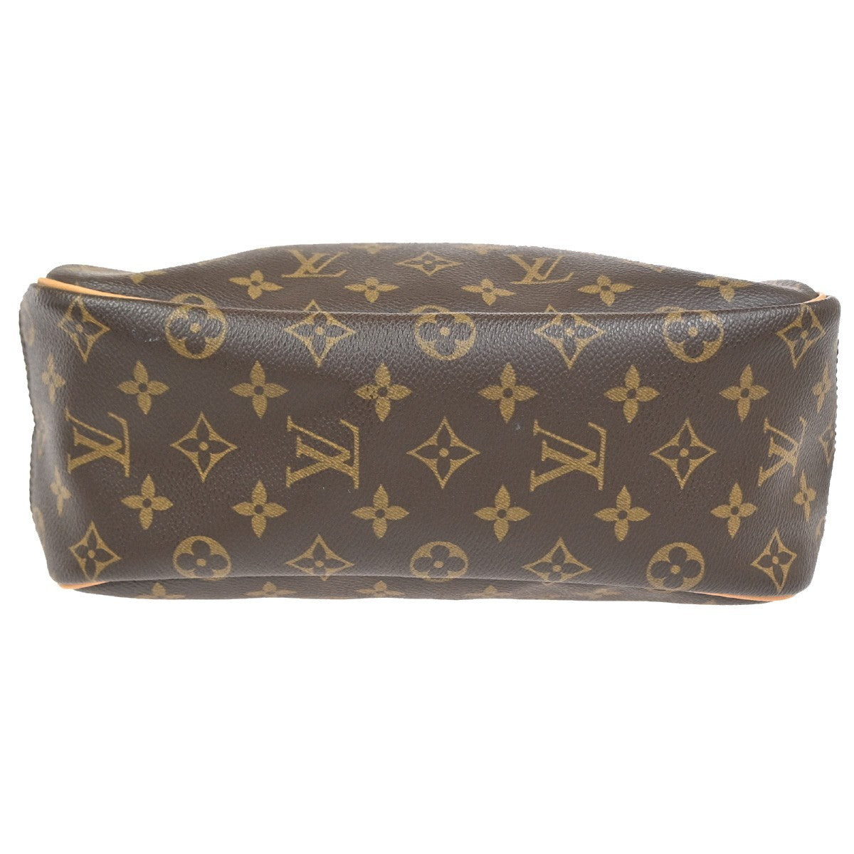 Louis Vuitton Trouville Handbag Monogram Canvas, Brown, Leather, Handbag