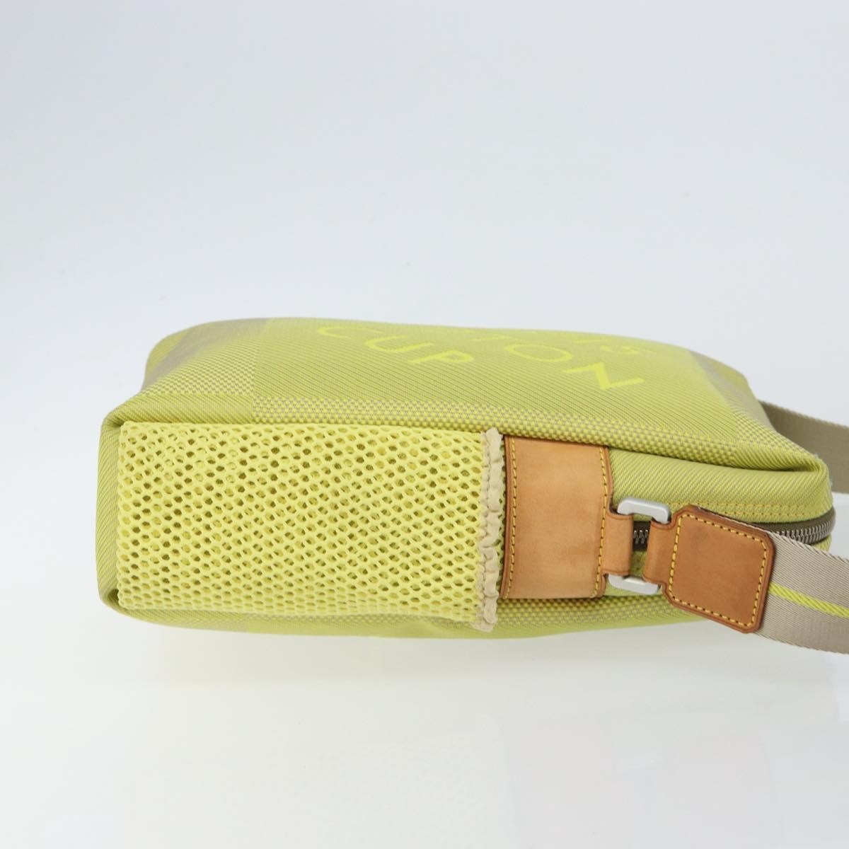 Louis Vuitton Cup Weathery Bag Damier Geant Canvas, YELLOW, CANVAS, Shoulder bag