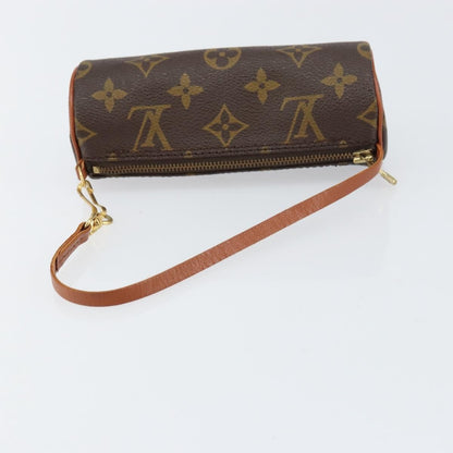 Louis Vuitton Papillon Pochette Monogram Canvas, BROWN, CANVAS, Clutche & pouche