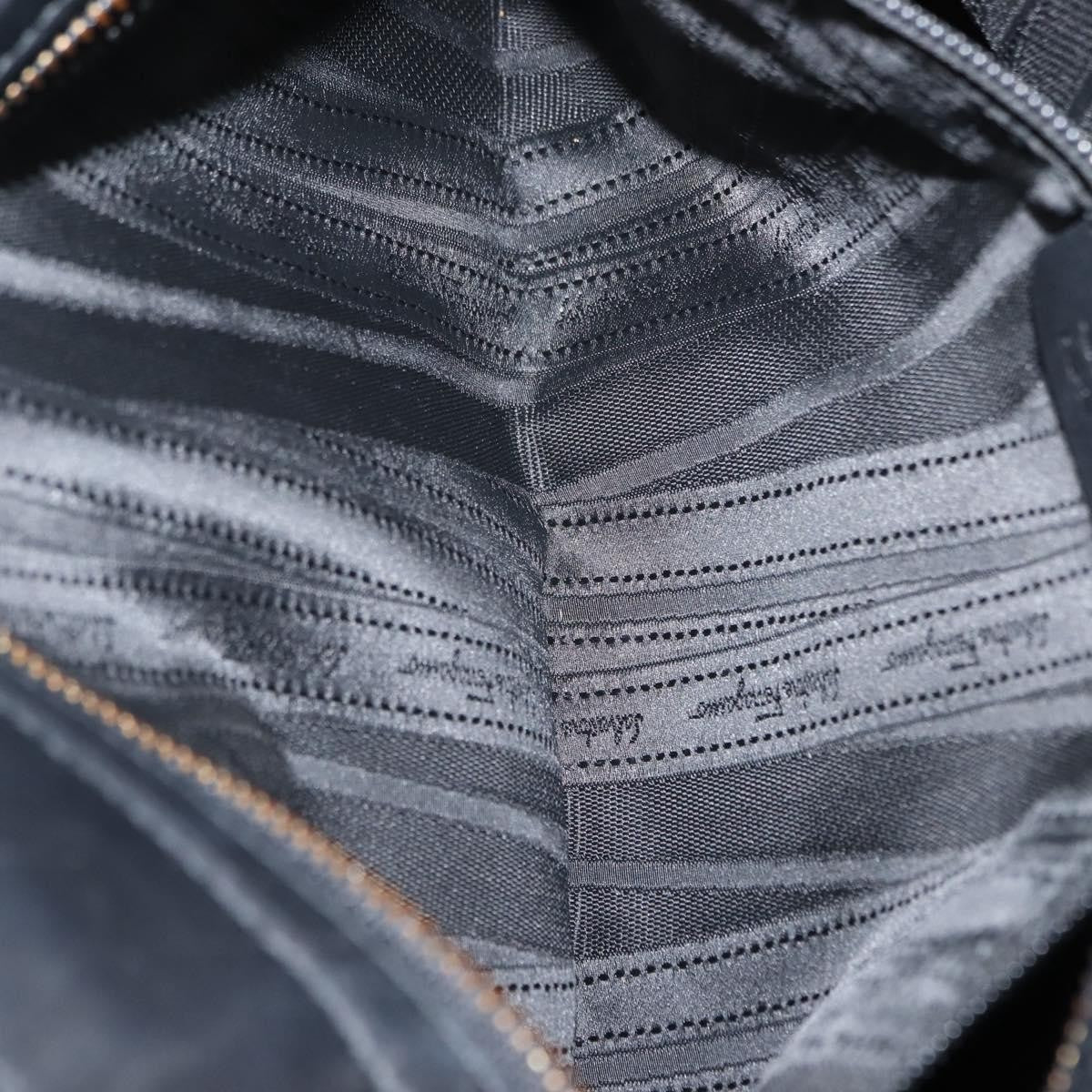 Salvatore Ferragamo Sofia Satchel Leather, BLACK, LEATHER, Handbag