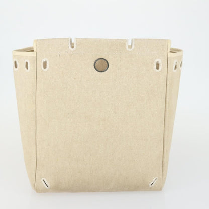 Hermes Herbag A Dos Backpack Toile, BEIGE, CANVAS, Backpack