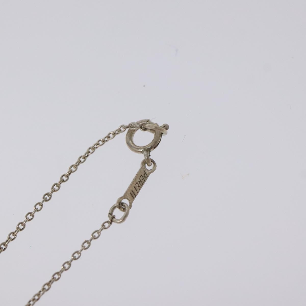 Tiffany & Co. Elsa Peretti Open Heart Pendant Necklace Sterling Silver, SILVER, SILVER, Necklace