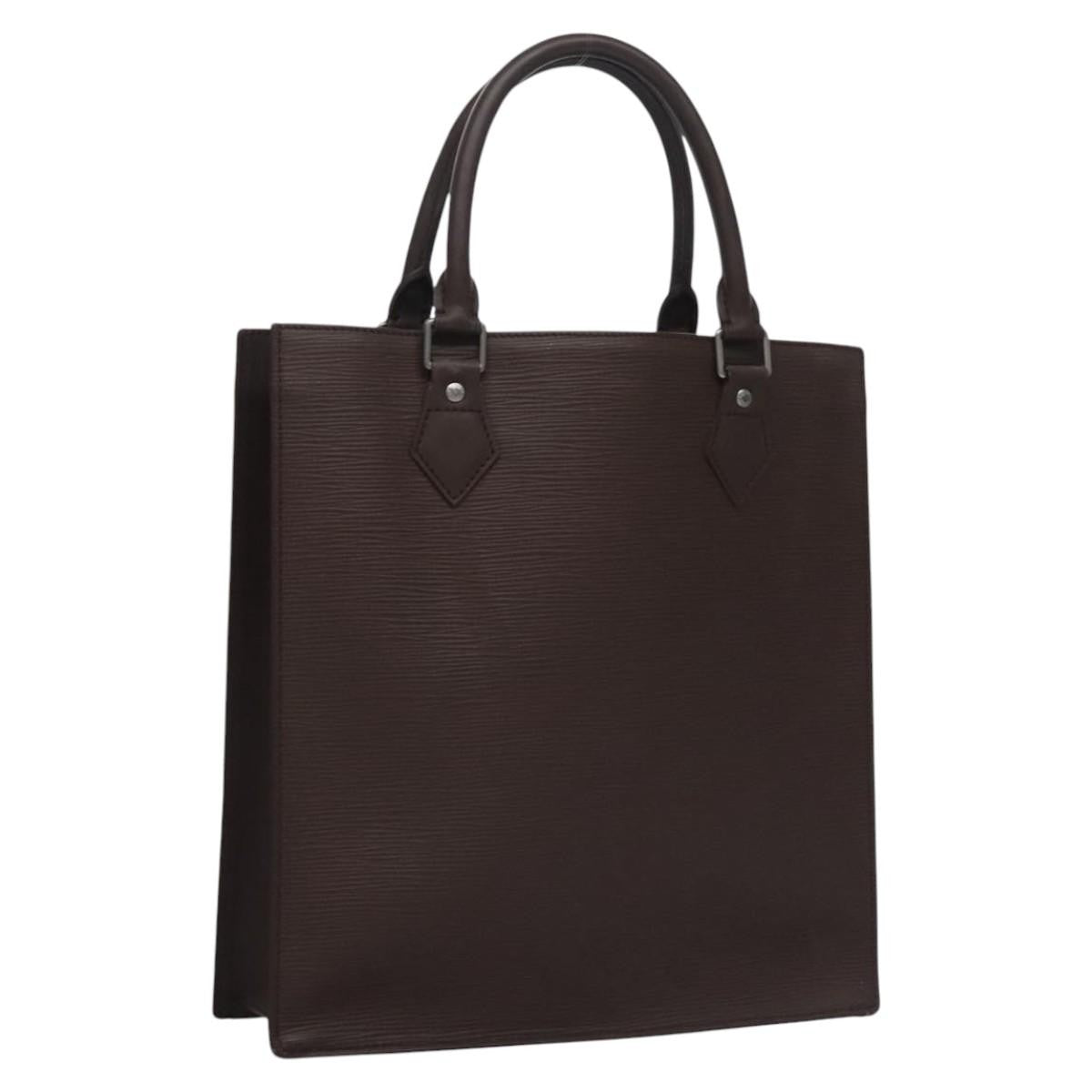 Louis Vuitton Sac Plat Bag Epi Leather, BROWN, LEATHER, Handbag