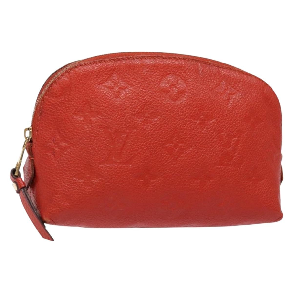 Louis Vuitton Cosmetic Pouch Monogram Empreinte Leather, RED, LEATHER, Toiletry Case