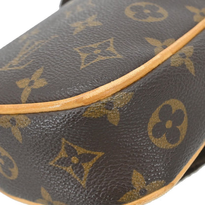 Louis Vuitton Pochette Gange Monogram Canvas, BROWN, CANVAS, Clutche & pouche