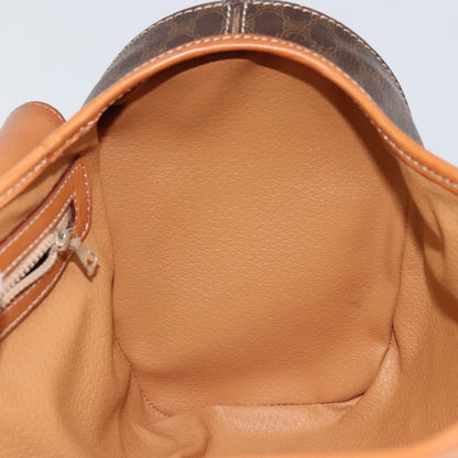 Celine Vintage Macadam Handbag Macadam, BROWN, CANVAS, Handbag