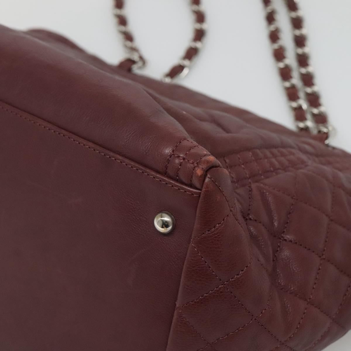 Chanel Coco Bengal Shopping Tote Lambskin, BROWN, LEATHER, Tote bag