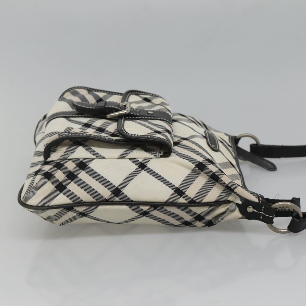 Burberry Nova Check Blue Label Nylon, WHITE, NYLON, Shoulder bag