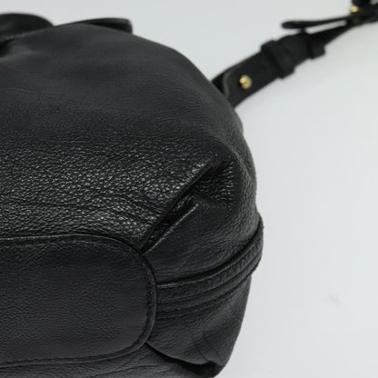 Chloe Elsie Satchel Leather, BLACK, LEATHER, Handbag
