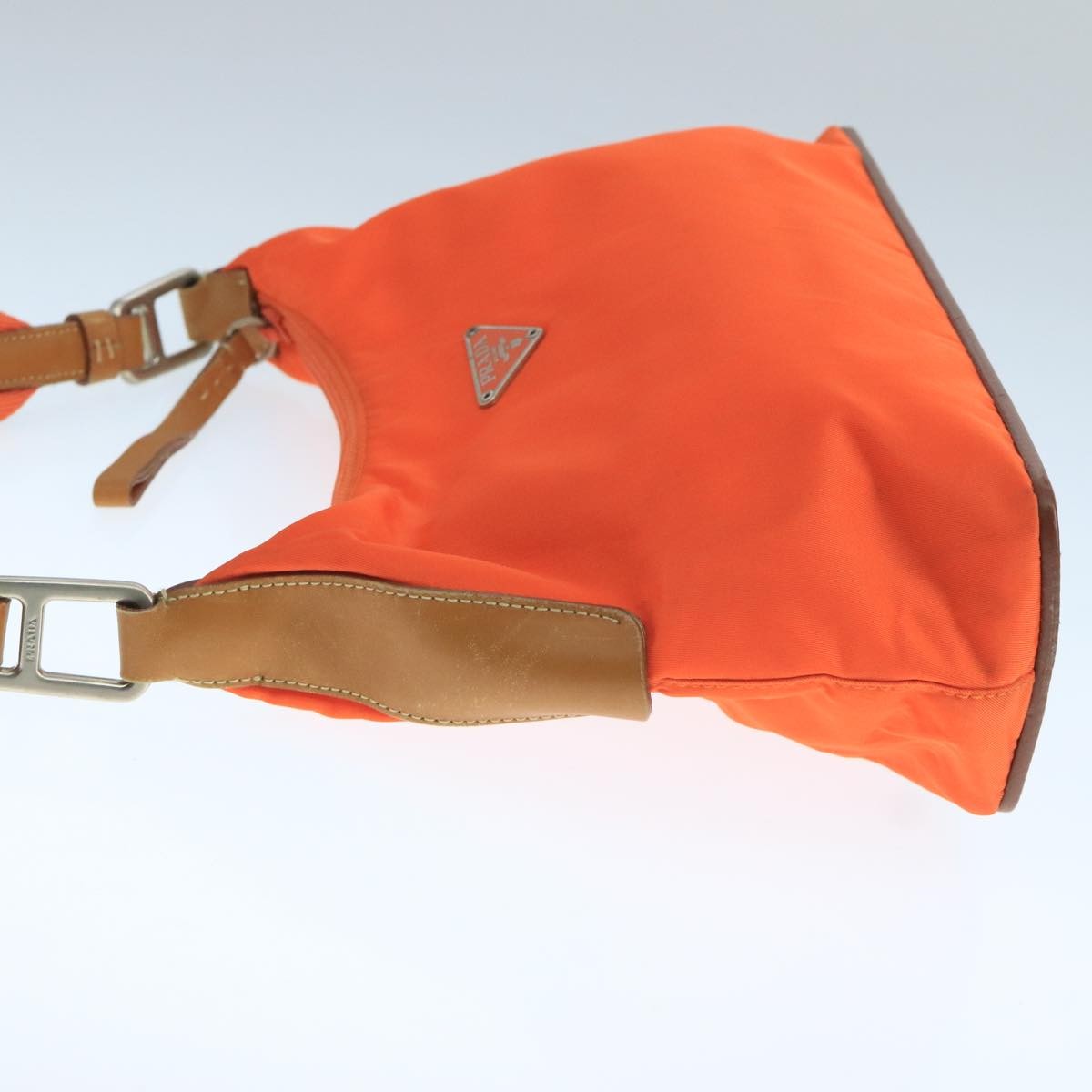 Prada Vintage Shoulder Bag Tessuto, ORANGE, NYLON, Shoulder bag