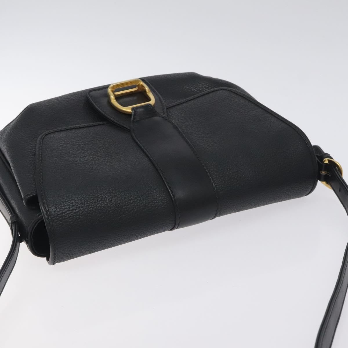 Gucci Vintage Shoulder Bag Leather, BLACK, LEATHER, Shoulder bag