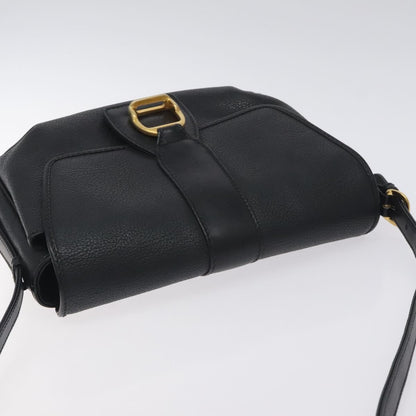 Gucci Vintage Shoulder Bag Leather, BLACK, LEATHER, Shoulder bag