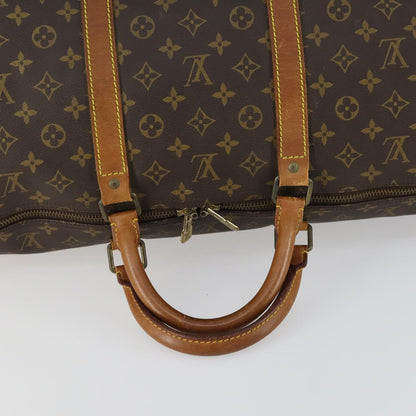 Louis Vuitton Keepall Bag Monogram Canvas, Brown, Canvas, Travel Bag
