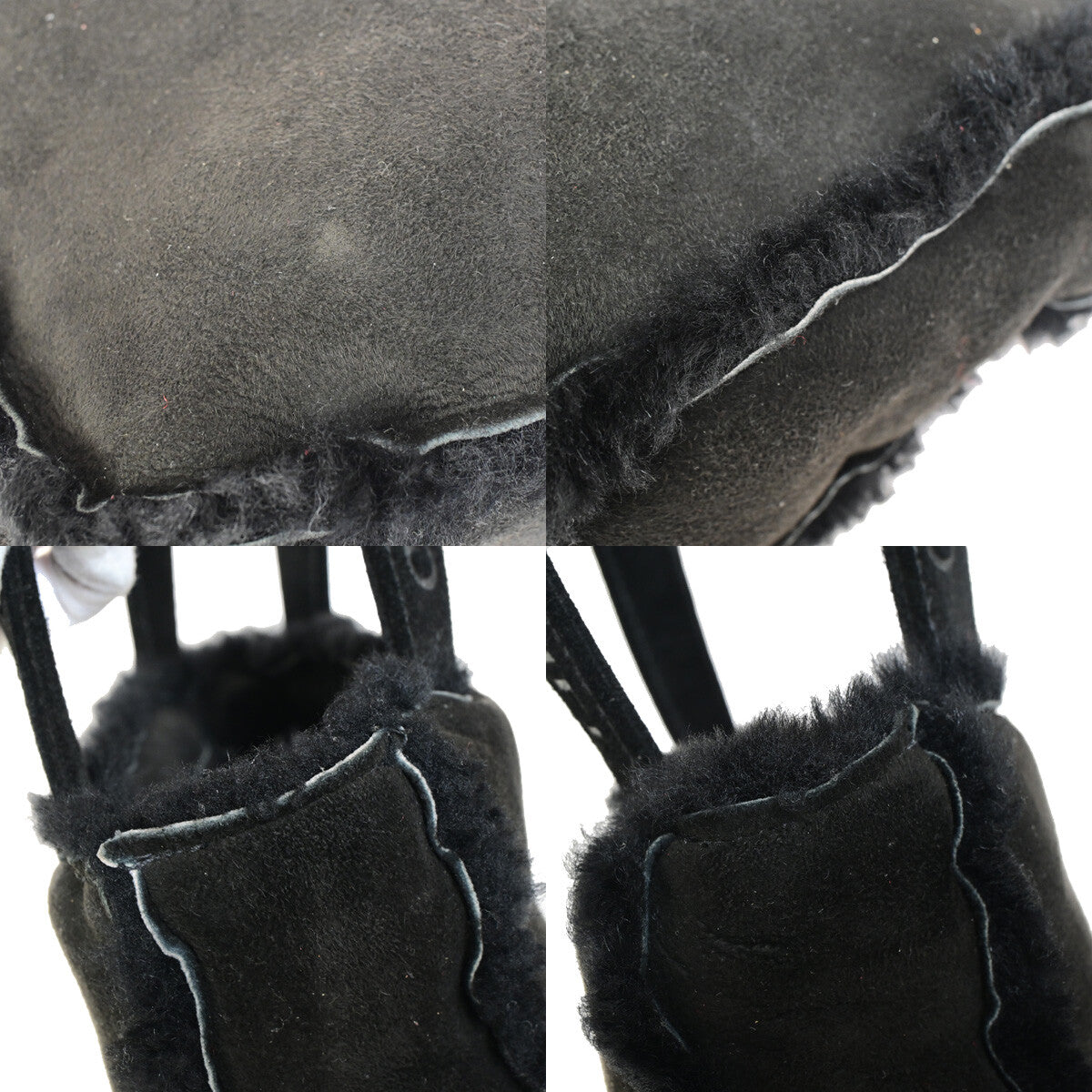 Chanel Fantasy Fur Tote Faux Fur with Leather, BLACK, SUEDE,FUR, Handbag