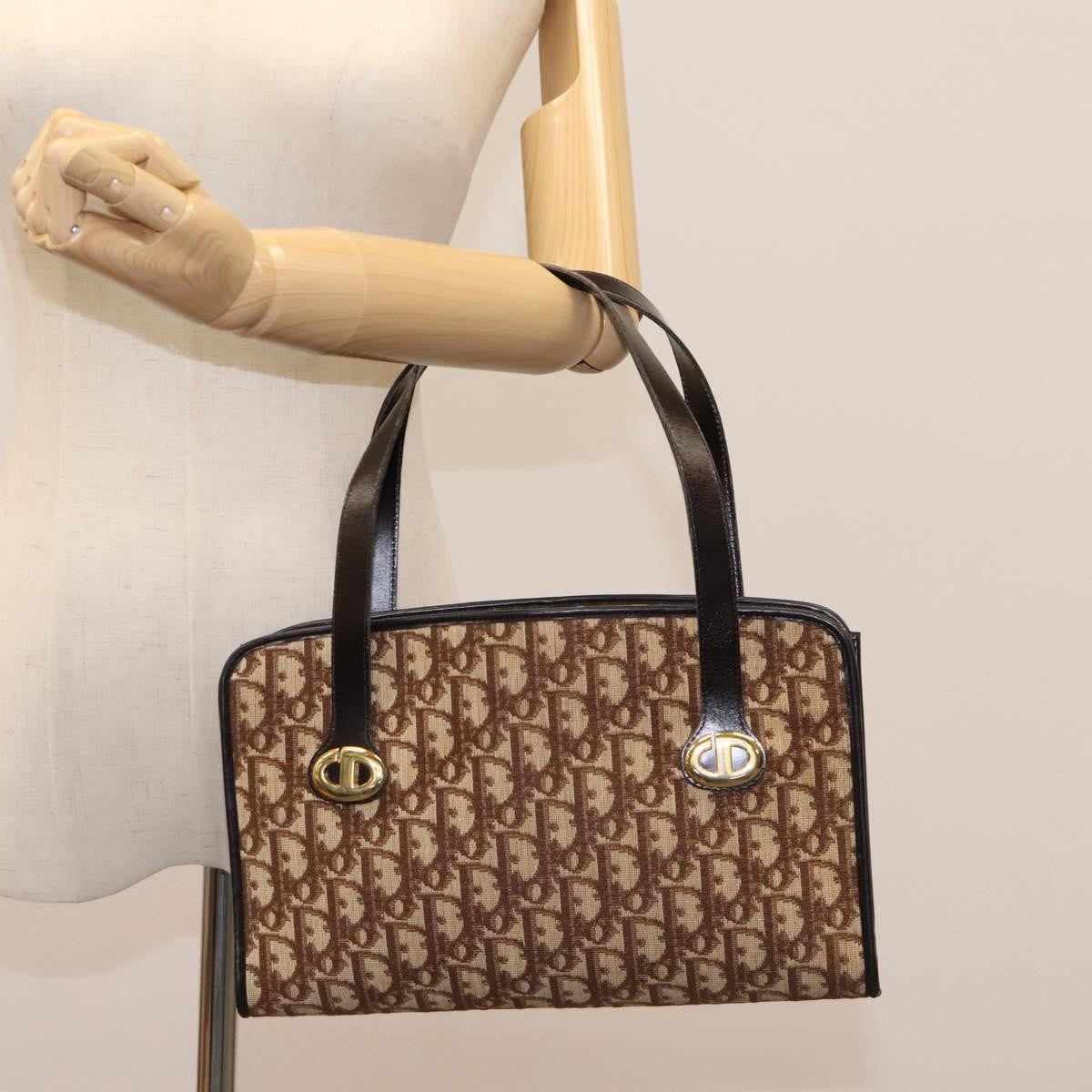 Christian Dior Trotter Canvas, BROWN, CANVAS, Handbag