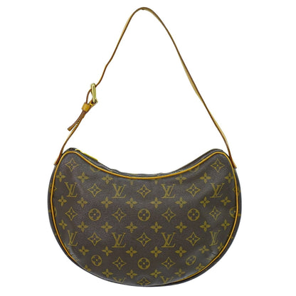 Louis Vuitton Croissant Handbag Monogram Canvas, BROWN, CANVAS, Shoulder bag