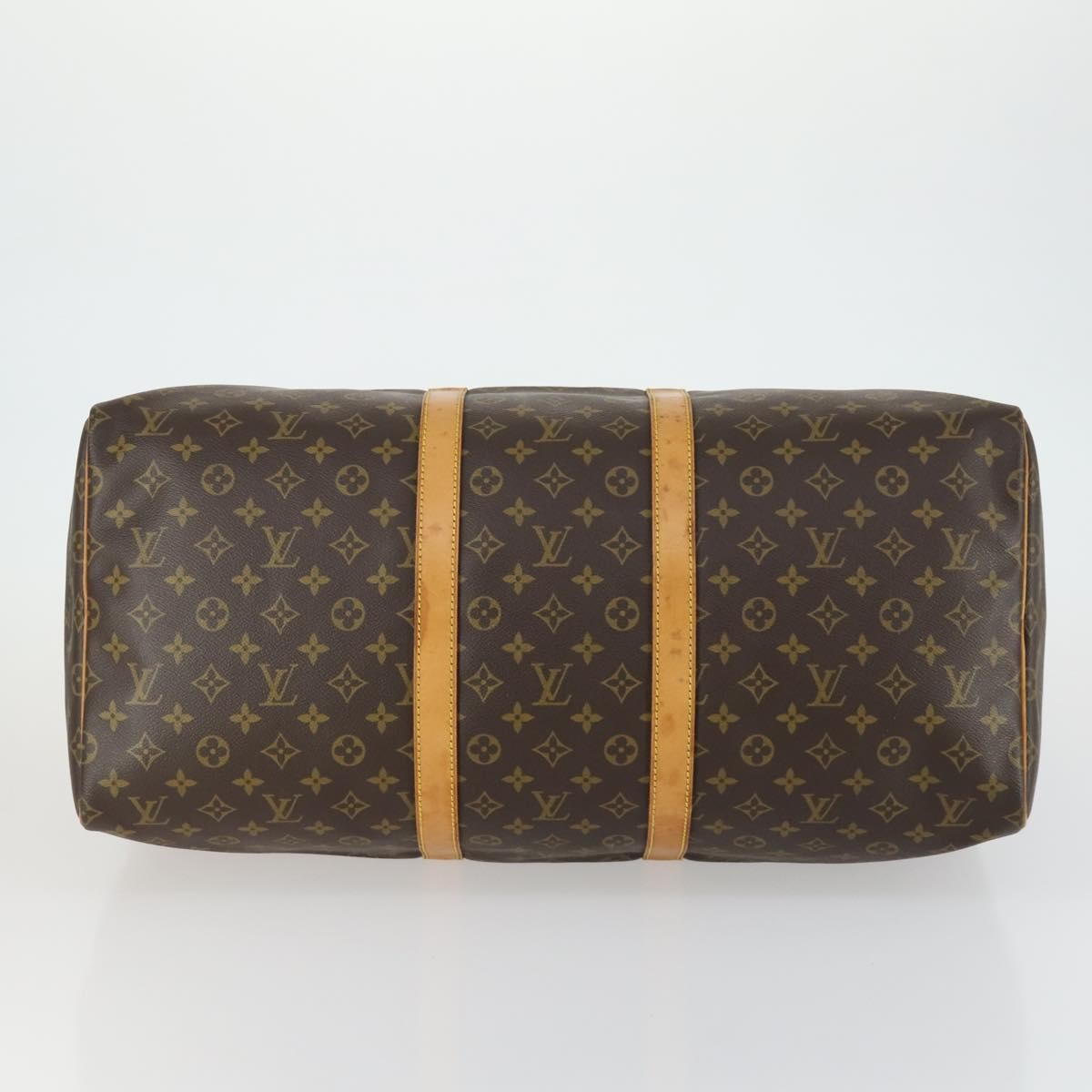 Louis Vuitton Keepall Bag Monogram Canvas, Brown, Canvas, Travel Bag