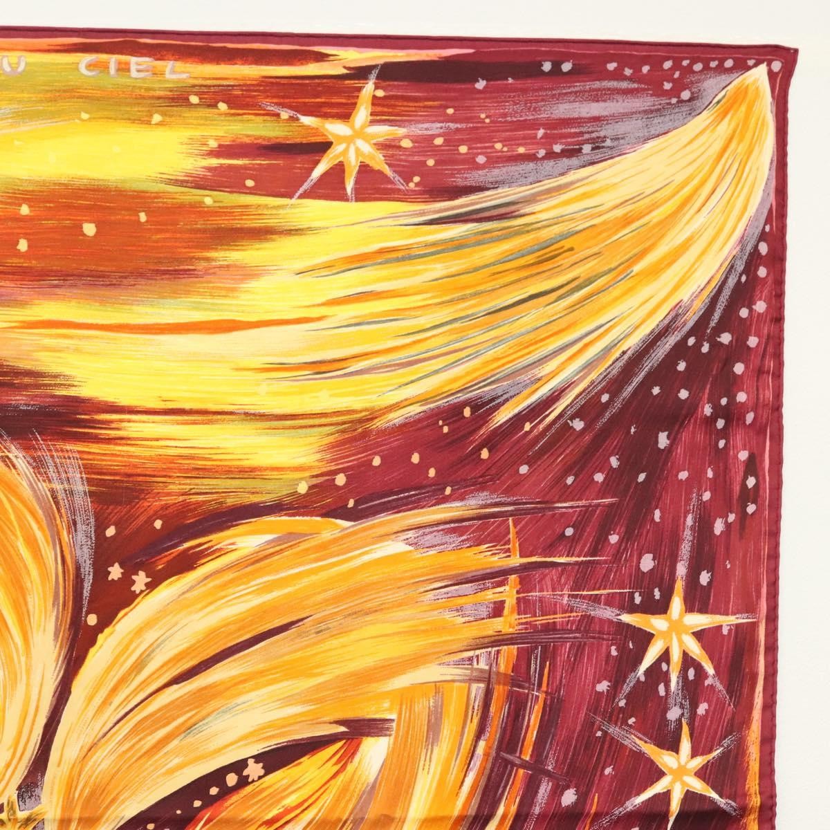 Hermes Carré 90 Silk multicolor, YELLOW, SILK, Scarve & shawl