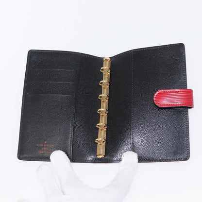 Louis Vuitton Agenda Cover Epi Leather, RED, LEATHER, Wallets