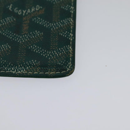 Goyard Goyardine Lanyard ID Holder Coated Canvas, GREEN, PVC, Card Holders